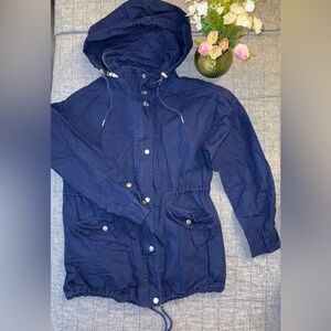 ♥️Final Price. Forever 21 bright blue utility jacket